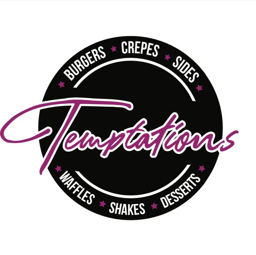 Temptations Desserts Parlour logo.